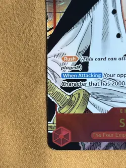 Shanks (Parallel) (Manga) (Alternate Art) OP01-120 Romance Dawn Foil - Image 5