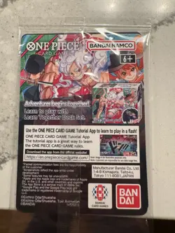 Bandai One Piece CCG Monkey.D.Luffy Promo Holo College Basketball US Voyage - Image 2