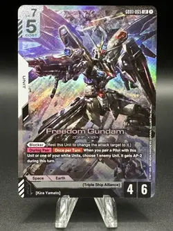 Freedom Gundam (GD01-065) [Foil] (NM) - Gundam Card Game - Newtype Rising (ENG) - Image 1