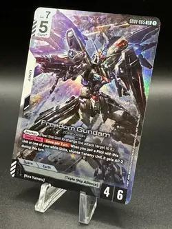 Freedom Gundam (GD01-065) [Foil] (NM) - Gundam Card Game - Newtype Rising (ENG) - Image 3