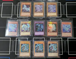 Blue Eyes White Dragon Yu-Gi-Oh TCG Card Lot Ultimate & Different Arts 1st Ed - Image 1