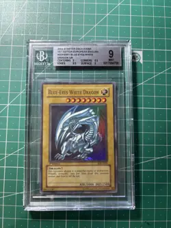 2002 Kaiba Starter Dk Yu-Gi-Oh! #SDK001 Blue Eyes White Dragon 1st Edition BGS 9 - Image 1