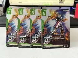Gundam Card Game Newtype Rising Wing Gundam Zero GD01-024 LR x4 - Image 1