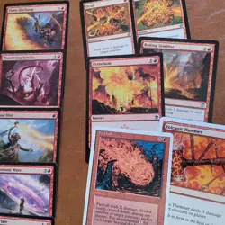 100 Card COMMANDER Deck - Heaven to Earth Custom Built MTG = Boros **BURNS** Fun - Image 4