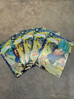 5X Dragon Ball Super Card Game SSB Vegito, the Savior - EX01-04 EX Battle Foil - Image 1