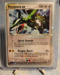 Rayquaza ex 97/97 - Holo - EX Dragon - Vintage Pokemon Card - LP - Image 1