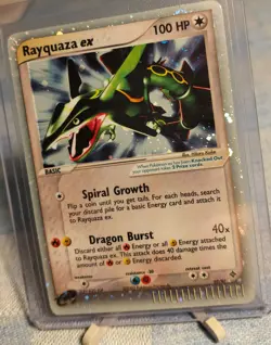 Rayquaza ex 97/97 - Holo - EX Dragon - Vintage Pokemon Card - LP - Image 2