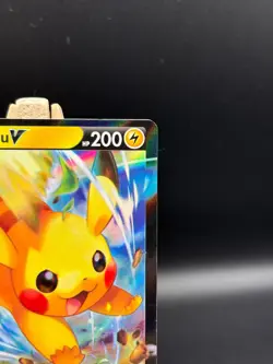 Pikachu V SWSH285 SWSH Black Star Promo Full Art Pokemon TCG Card NM #285 - Image 4