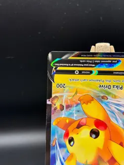 Pikachu V SWSH285 SWSH Black Star Promo Full Art Pokemon TCG Card NM #285 - Image 5