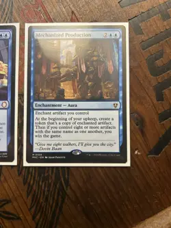 Mechanized Production Commander: Murders at Karlov Manor 2 Card Set. Near Mint - Image 3