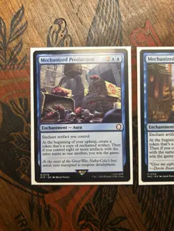 Mechanized Production Commander: Murders at Karlov Manor 2 Card Set. Near Mint - Image 5
