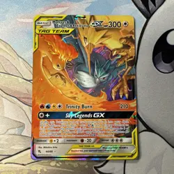 Pokemon TCG Moltres & Zapdos & Articuno GX Hidden Fates Card 44/68 - Image 1