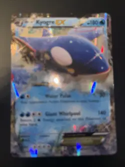 Kyogre EX Pokemon TCG Card XY41 Holo 2015 Black Star Promo - MP - Image 1