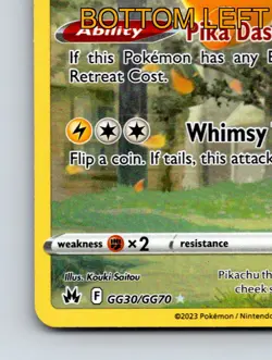 Basic Pikachu HP 60 Pika Dash Whimsy Tackle Attack Yellow Vibrant Pokemon - Image 5