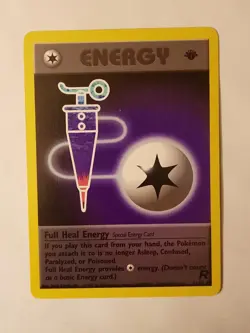 Full Heal Energy - Pokemon Card 81/82 - Team Rocket - 1st Edition Uncommon - Image 1