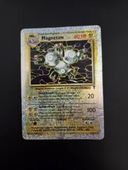 Magneton 28/110 Legendary Collection Reverse Holo Rare LP 2002 WOTC Pokemon Card - Image 1