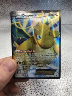 Dragonite EX 108/111 Furious Fists Full Art Holo Ultra Rare Pokemon Card LP - Image 1