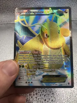 Dragonite EX 108/111 Furious Fists Full Art Holo Ultra Rare Pokemon Card LP - Image 3