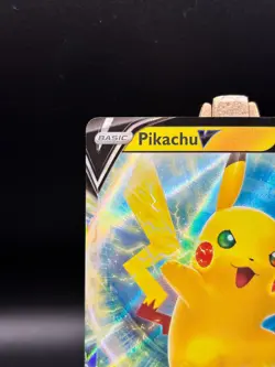 Pokemon Card Pikachu V SWSH198 Art Rare Black Star Promo Near Mint #SWSH198 - Image 3