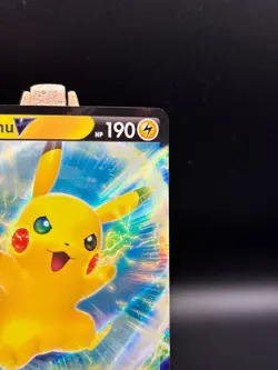 Pokemon Card Pikachu V SWSH198 Art Rare Black Star Promo Near Mint #SWSH198 - Image 4