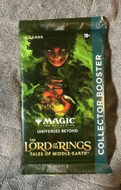 Magic The Lord of The Rings Tales of Middle Earth Sealed Collector Booster Pack 195166205021 - Image 1