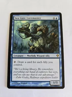 Magic: the Gathering / MtG Sea Gate Loremaster x1 Zendikar NM FREE SHIPPING - Image 1