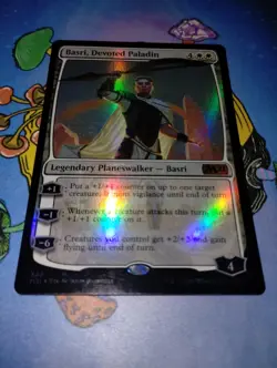 Basri, Devoted Paladin #320 (Foil) (NM) Core Set 2021 M21 Magic MTG - Image 1