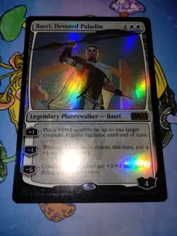 Basri, Devoted Paladin #320 (Foil) (NM) Core Set 2021 M21 Magic MTG - Image 5