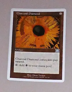 Magic the Gathering * MTG * 1 x Charcoal Diamond * 6th * LP - Image 1