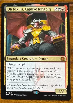 Ob Nixilis, Captive Kingpin #41 · March of the Machine: The Aftermath · Non-Foil - Image 1