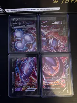 Pokemon Black Star Promo Mewtwo V Union Holo - Set of 4 - SWSH159 - SWSH162 NM - Image 1