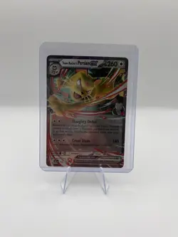 Pokemon TCG Destined Rivals 150/182 Double Rare Team Rockets Persian EX - Image 1