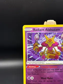 Radiant Alakazam SWSH12: Silver Tempest - Pokemon NM 059/195 - Image 3