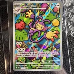 Ambipom - 107/094 ME02: Phantasmal Flames Illustration Rare IR - Image 1