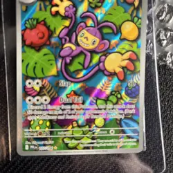 Ambipom - 107/094 ME02: Phantasmal Flames Illustration Rare IR - Image 3