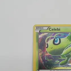 Pokemon TCG Celebi XY187 XY Black Star Promo Card - LP - Image 2