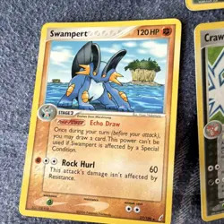 Pokemon TCG Holo & Regular Nintendo Card Lot 15 Cards Swampert Crawdaunt English - Image 4