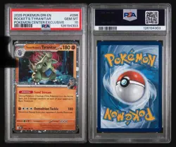 Team Rocket's Tyranitar (Pokemon Center Exclusive) 096/18 PSA 10 - Image 3