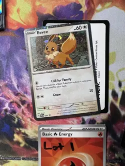 Eevee SVP 200 Pokemon TCG Destined Rivals Cosmos Holo Black Star Promo w/ Code 1 - Image 1