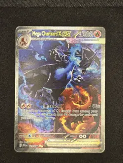 Mega Charizard X EX SIR 125/094 Phantasmal Flames English Pokemon TCG Pack Fresh - Image 1