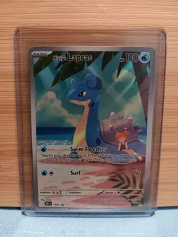 Pokemon TCG Misty's Lapras Destined Rivals 194/182 Illustration Rare - Image 1
