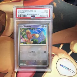 Pokemon Buneary 083/131 Sv: Prismatic Evolutions Reverse Holo Common PSA 10 - Image 1