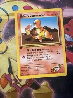 Pokemon TCG Blaine's Charmander Gym Challenge 60/132 1st Edition - Image 1