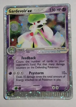 Nintendo Pokemon TCG Gardevoir ex Holo EX Sandstorm 96/100 2003 HP150 Ultra Rare - Image 1