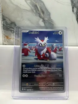 Delibird Rare Holo Pokemon TCG Mega Evolution Illustration 152/132 NM Condition - Image 1