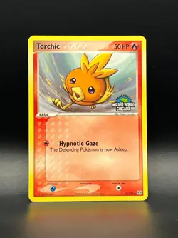 Pokemon 2005 Ex Emerald- Torchic #69 Wizard World Chicago Stamped Promo Rare-NM - Image 1