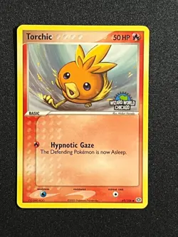Pokemon 2005 Ex Emerald- Torchic #69 Wizard World Chicago Stamped Promo Rare-NM - Image 2