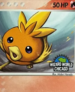 Pokemon 2005 Ex Emerald- Torchic #69 Wizard World Chicago Stamped Promo Rare-NM - Image 3