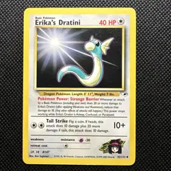 Pokemon TCG Erika's Dratini Gym Heroes 42/132 Unlimited Uncommon - Image 1