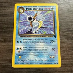 Dark Blastoise 20/82 Non-Holo Rare Team Rocket LP Vintage WOTC - Pokemon TCG - Image 1